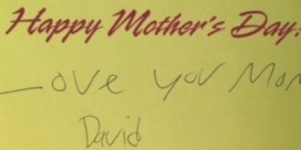Grieving on Mother’s Day.